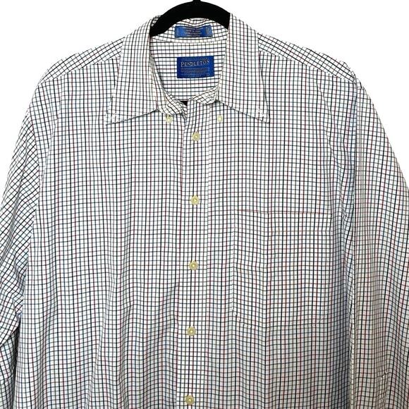 Pendleton Men’s Broadway Cloth Check Long Sleeve Button Down Size Large - Picture 3 of 9